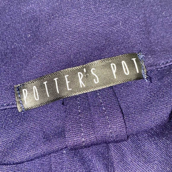 Potters Pot eggplant purple open jacket size small - Picture 5 of 6
